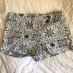 Patterned J. Crew Stretch Shorts